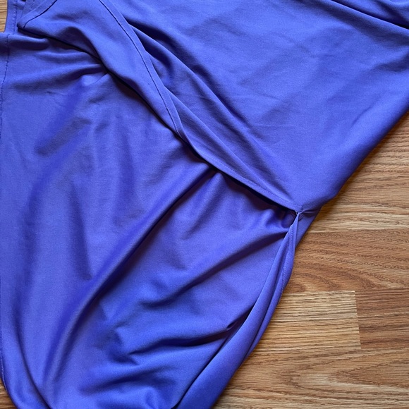 BLUE SPARKLY MAXI DRESS - Picture 2 of 3